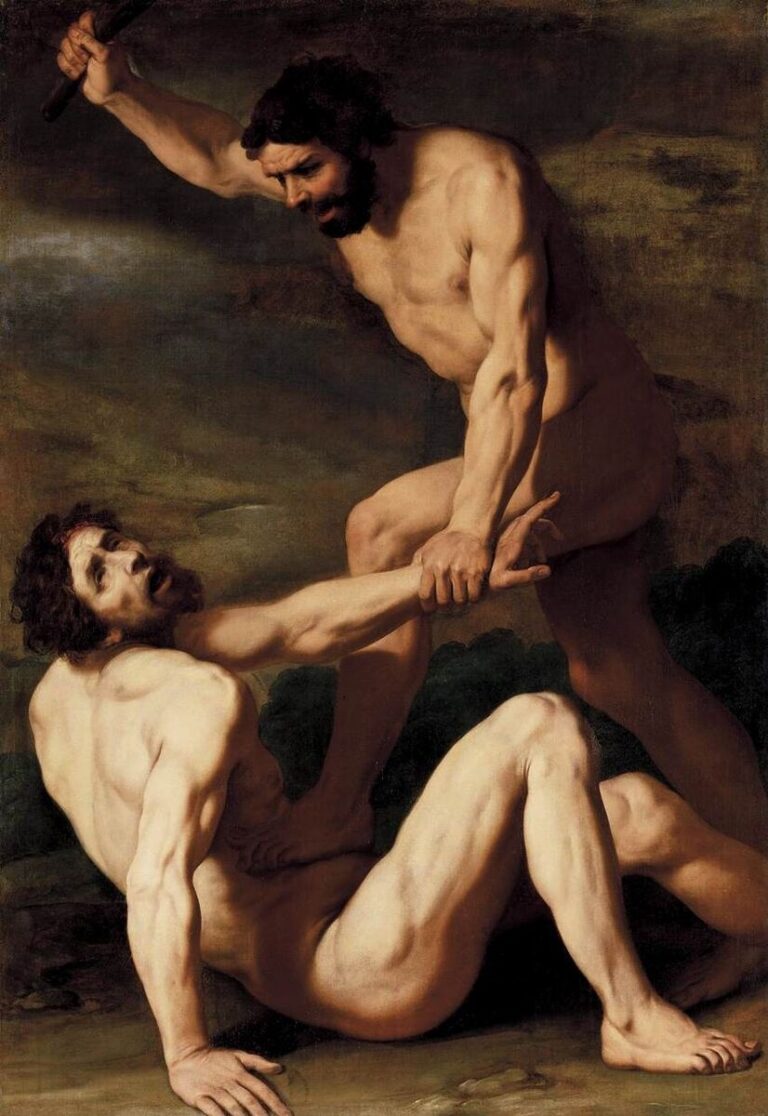 Картина "Убийство Авеля Каином", Даниэль Креспи, 1620-е